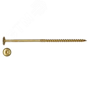 Шуруп для дерева, прессшайба TORX 30, неполная резьба, ж/п 6,0X160