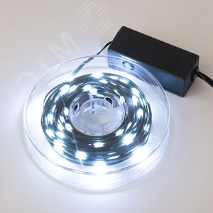 Гирлянда светодиодная Полоса 10 м 100 светодиодов зеленый провод ULD-S1000-100/DGA WHITE IP20 DEW BAND