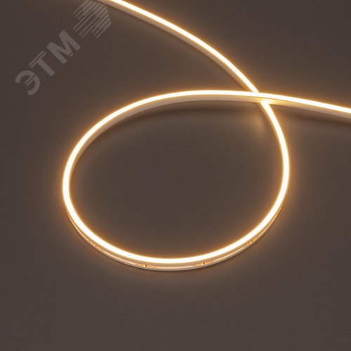 Лента герметичная MOONLIGHT-SIDE-T-M196-03x06мм 24V Warm2700 7.2 W/m, IP54, 2216, 5м, wire x2 вывод кабеля прямой