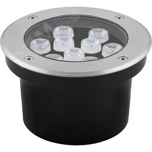 Светильник светодиодный тротуарный ДВУ-9w RGB IP67 круг