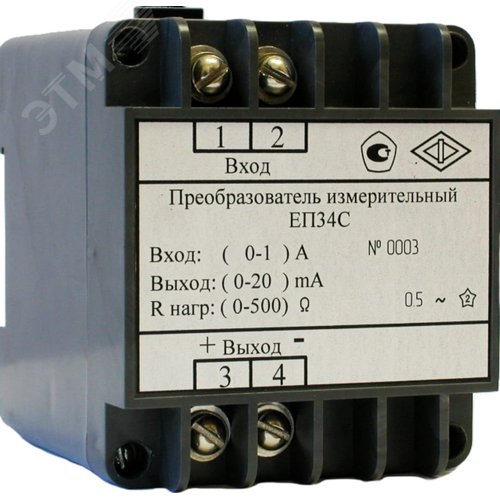 Преобразователь переменного тока ЕП34С 0-1 А 0-20 мА