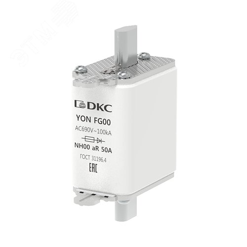 Предохранитель YON ножевого типа FG00 50А 690V характеристика arya