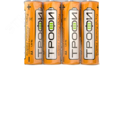 Батарейка Трофи R6-4S SUPER HEAVY DUTY Zinc (60/1200/28800)