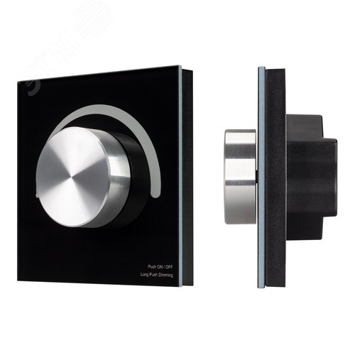 Панель роторная SMART-1-10V-301-31-DIM-IN Black 24-48V, 2.4G IARL, IP20 пластик, 5 лет