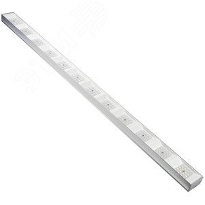 Светильник светодиодный ULO-EL120B-100W/6500K/K SILVER LINKABLE накладной соединяемый Дневной свет (6500K) Корпус серебристый Угол 60 градусов