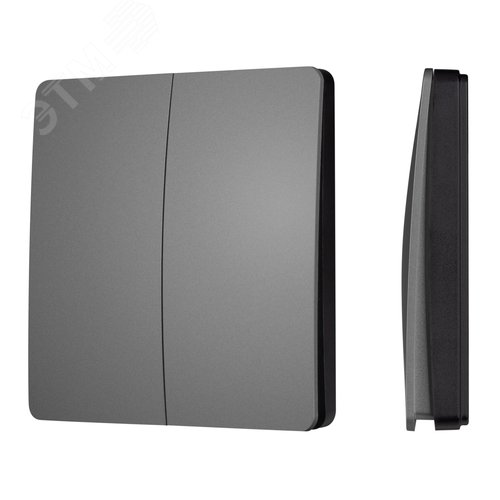 Панель управления кнопочная INTELLIGENT ARLIGHT KINETIC-801-22-2G-WP-SUF Grey (No battery, IP67, 433Mhz) (IARL, IP67 пластик, 3 года)