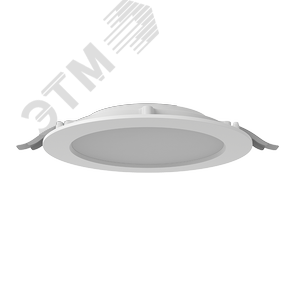 Светильник светодиодный ДВО-DL-01 Slim 30Вт 3000К 221х40 мм IP65/40 белый опал