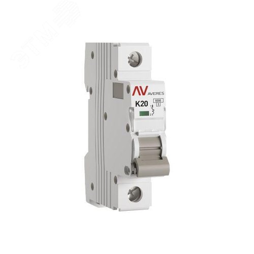 Выключатель автоматический AV-6 1P 20A (K) 6kA EKF AVERES
