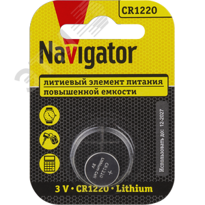 Батарейка NBT-CR1220-BP1