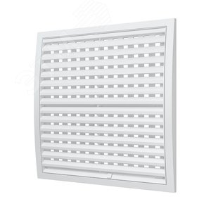 Решетка вентиляционная регулируемая, из ABS пластика 350х350