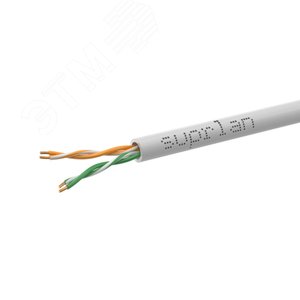 Витая пара U/UTP кат 5e 2x2x0.51 Premium Cu PVC IN 500м