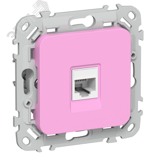 FLITE Розетка компьютерная RJ45 категория 5Е UTP РК5е-1-0-ФлПр пурпурный IEK
