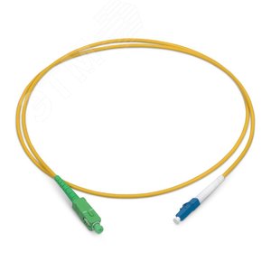 Патч-корд оптический simplex 1м SC/APC-LC/UPC 9/125 sm LSZH