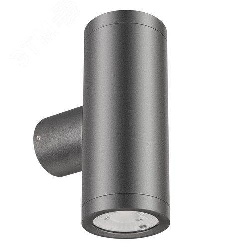 Светильник светодиодный LGD-RAY-WALL-TWIN-R46-2x3W Warm3000 (GR, 24 deg, 230 В) (ARL, IP65 металл, 3 года)