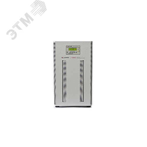 Источник бесперебойного питания Online Tower 10000 ВA/8000 Вт,  3Ф/1Ф, под внешние аккумуляторы, U-акб.192 В, I-заряд.4 А, ЖК-дисплей, выходные разъёмы - клеммы L, N, холодный старт, IP20