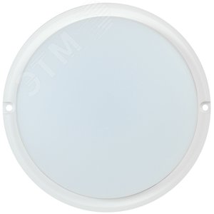 Светильник светодиодный ДПО 4002 12 Вт IP54 4000K круг белый пластик