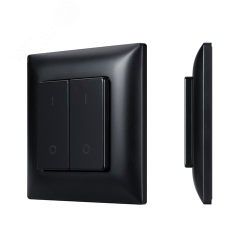 Панель конпочная INTELLIGENT ARLIGHT SMART-RF-801-22-2G-DIM-SUF Black (3V, 2.4G) IP20 Пластик, 5 лет