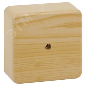 Коробка распаячнаяBS-P-75-75-28 без клеммы 75х75х28мм сосна IP40