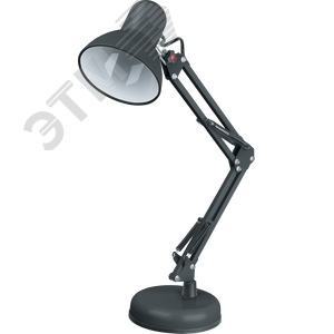Светильник настольный NDF-D023-60W-BL-E27 на основании черный