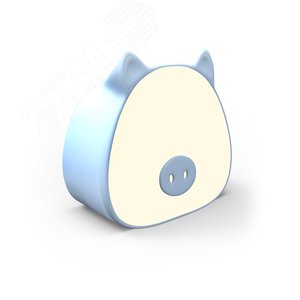 Светильник ночник настольный 5 Вт 200 лм 2700-6000К DC 5В Голубой IP20 112х54х109мм с Li-ion акк 1200мА диммируемый Qplus