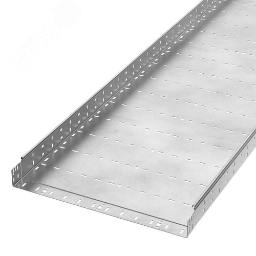 Лоток перфорированный Профи INOX (AISI 304) 600х80x6000 (1,5 мм) (12 м/уп)