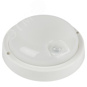 Светильник ЖКХ LED SPB-201-3-40K-008 8Вт 4000K 760Лм IP65 с ИК датчиком движения