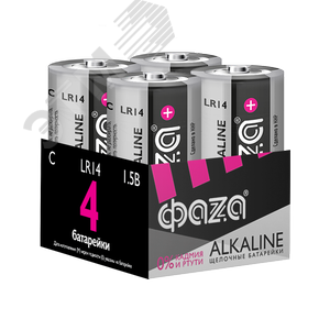 Элемент питания LR14 Super Alkaline, блистер,4шт