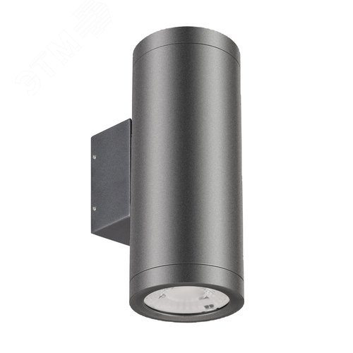 Светильник LGD-RAY-WALL-TWIN-R65-2x9W Warm3000 (GR, 23 deg, 230V) (ARL, IP65 Металл, 3 года)