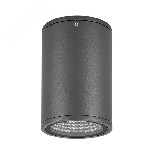 Светильник LGD-FORMA-SURFACE-R90-12W Warm3000 (GR, 44 deg, 230 В) (ARL, IP54 Металл, 3 года)