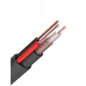 Кабель видеонаблюдения КВК-П-2 2х0.5