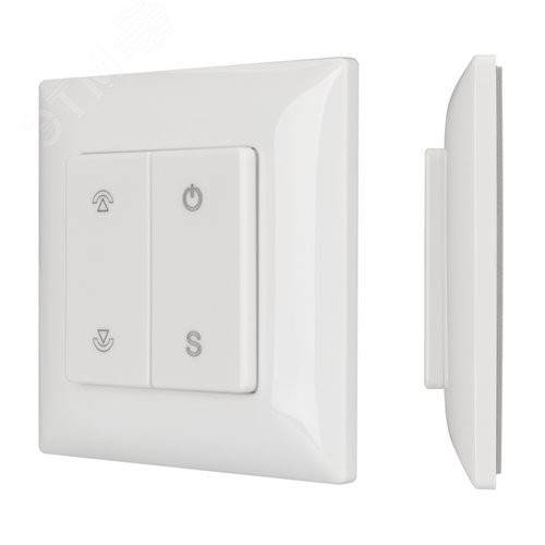 Панель SMART-P46-DIM-P-SUF 3V, 1 зона, Knob, 2.4G ARL, пластик
