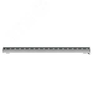 Прожектор светодиодный линейный ULF-L52-36W/2700K/L100 220V IP65 SILVER 1000мм Теплый белый свет 2700К 3200 Лм Алюминий