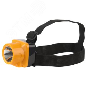 Фонарь налобный светодиодный 1Вт 80Лм IP40 SMD аккумуляторный TG1 4V0.5Ah, 1xLED, ЗУ 220V Трофи