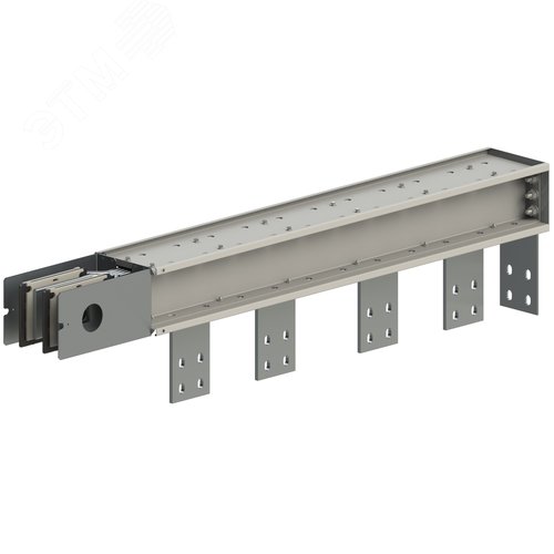 Секция магистральная присоединительная ШМА-5 3200А IP55 AL 3P+N(100%)+PE (корпус) к трансформатору (подключение горизонтально в сторону) ШМА 5.10.3200.550