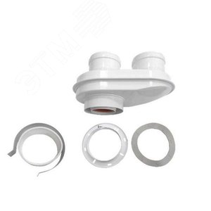 Адаптер для подключения раздельных труб с d 60/100на d 80 только для  котлов ECO Classic / ECO Nova