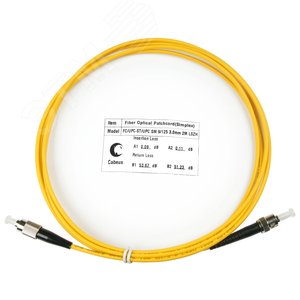 Патч-корд оптический simplex 2м FC-ST 9/125 sm LSZH
