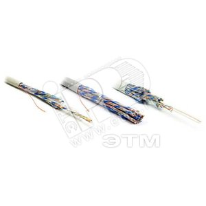 Витая пара U/UTP кат 5 25 пар 6х4+1 AWG24 solid IN LSZH нг(А)-HF 500м