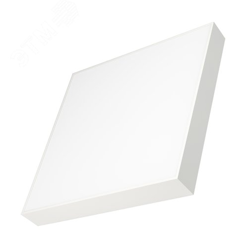Светильник IM-QUADRO-EMERGENCY-3H-S500x500-54W Warm3000 WH, 120 deg, 230V IP40 металл, 2 года
