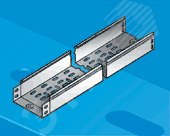 Лоток перфорированный 100х80 L=2000мм горячеоцинкованный