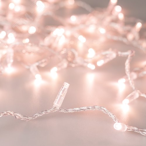 Гирлянда светодиодная декоративная ARD-STRING-CLASSIC-10000-CLEAR-100LED-STD Rose Gold 230V, 7W ARDCL, IP65