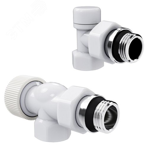 "Набор термостатический осевой Royal Thermo Design 1/2""М30х1,5 (Белый)"
