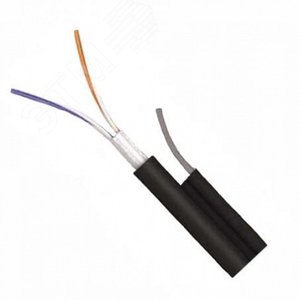 Витая пара F/UTP кат 5e 2х2х0.51 AWG24 Premium с тросом PE OUT