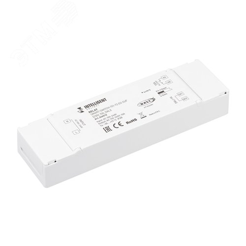 Модуль релейный INTELLIGENT ARLIGHT SMART-SWITCH-701-72-D2-SUF (230V, 10A, DALI) (IARL, IP20 пластик, 5 лет)