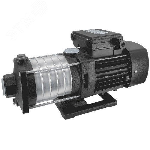 Насос поверхностный многоступенчатый PUMPMAN CHLFT2-50 (горизонт,380В,0,0,55кВт, 45,5м, чугун +нерж.70°)