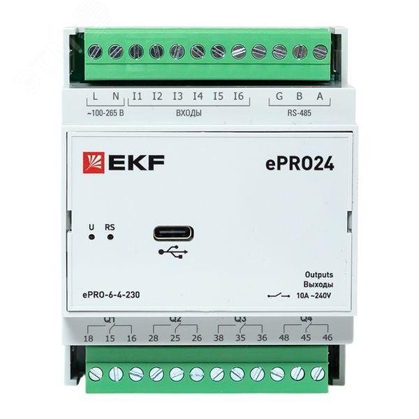 Модуль расширения ePRO24 удаленного управления 6вх\4вых 230В EKF PROxima