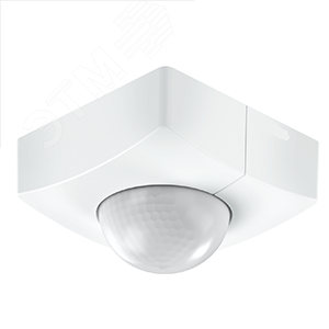 Датчик движения с сенсором освещенности, для накладного монтажа, IP20