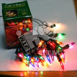 Гирлянда светодиодная 50 LED 1.5 м IP44 RGB