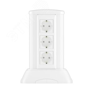 Миниколонна алюминиевая, 0.25м, цвет белый, ДКС