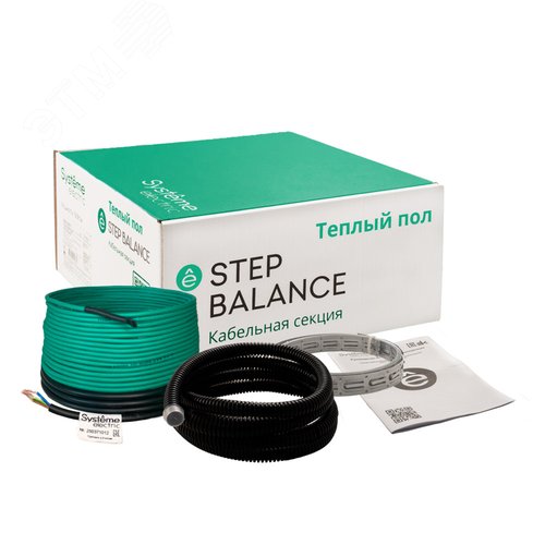 Теплый пол (секция кабельная) STEP BALANCE SBC018111, 18 Вт/м, 1998 Вт, 111 м
