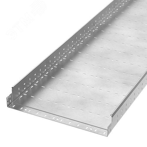 Лоток перфорированный Профи INOX (AISI 304) 600х100x3000 (2,0 мм) (6 м/уп)
